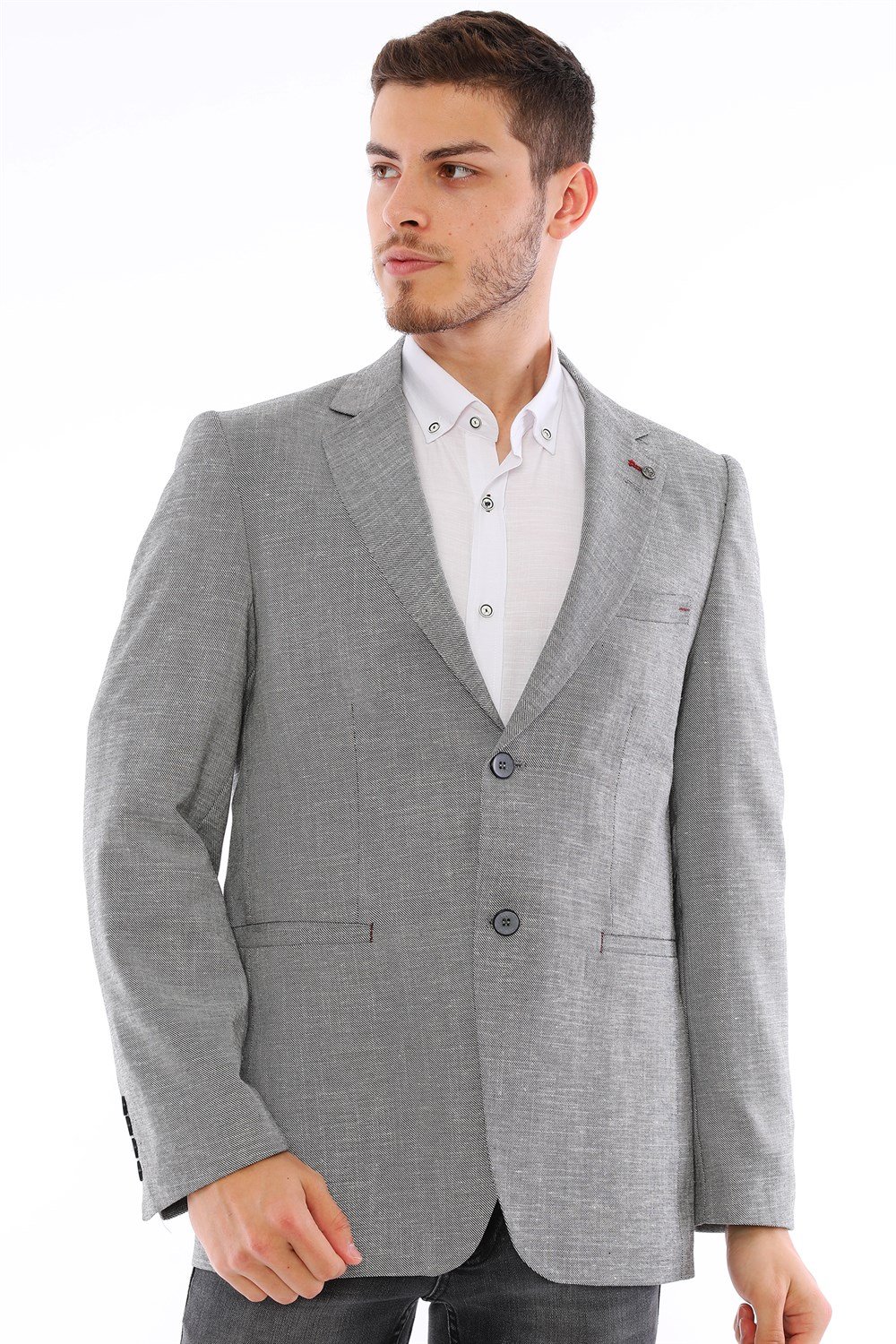 C9056 DEWBERRY ERKEK CEKET-GRİ
