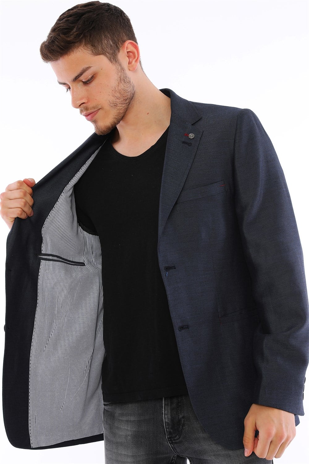 C9056 DEWBERRY ERKEK CEKET-LACİVERT