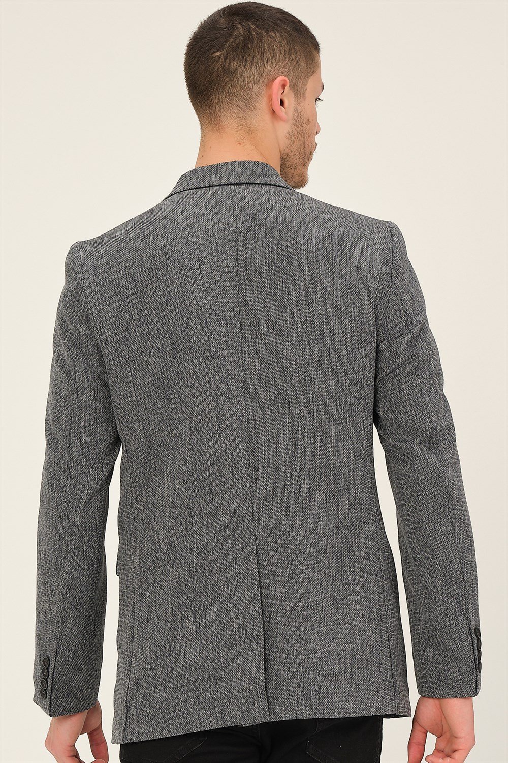 C9057 DEWBERRY ERKEK CEKET-GRİ