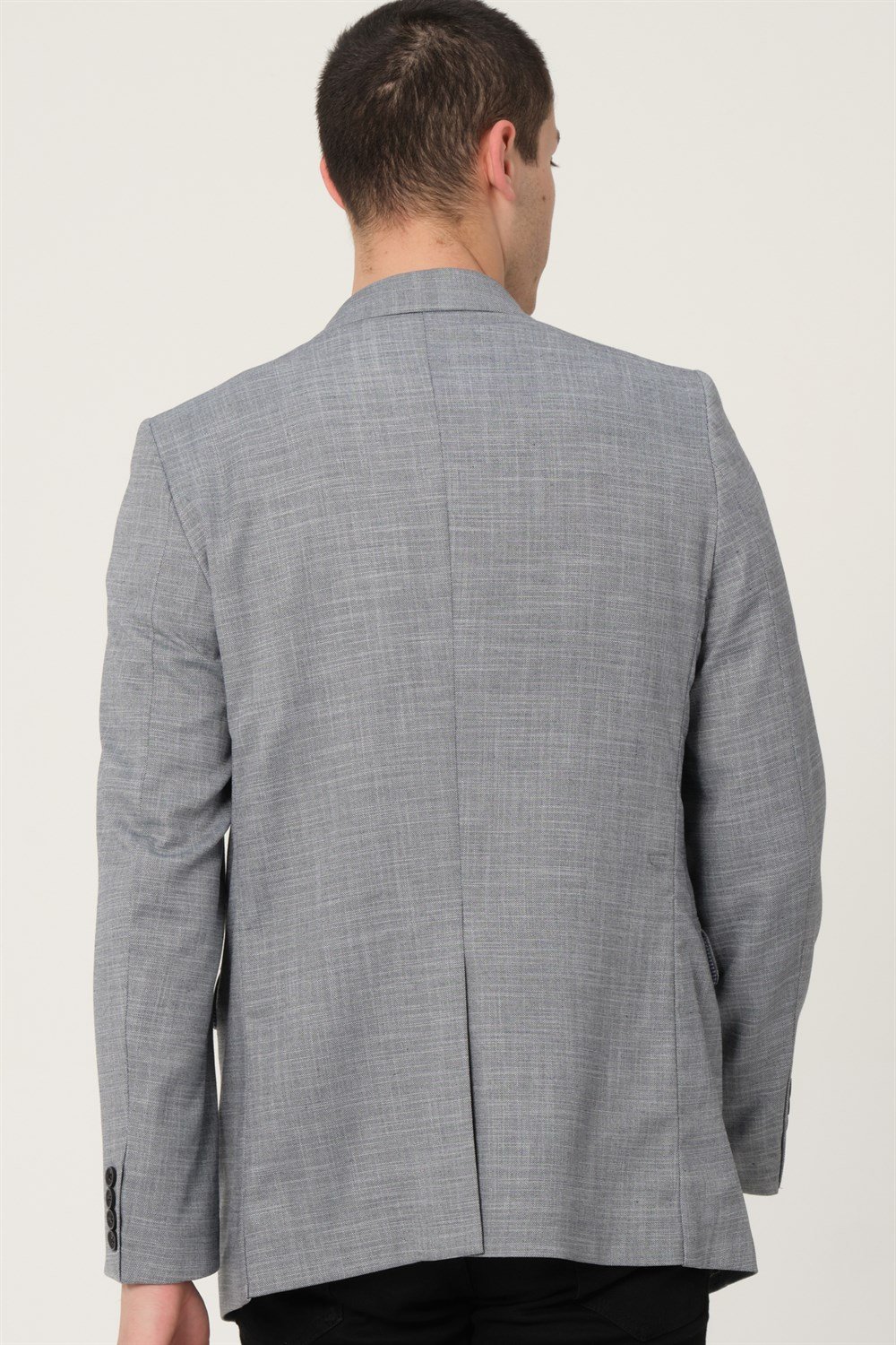 C9058 DEWBERRY ERKEK CEKET-GRİ