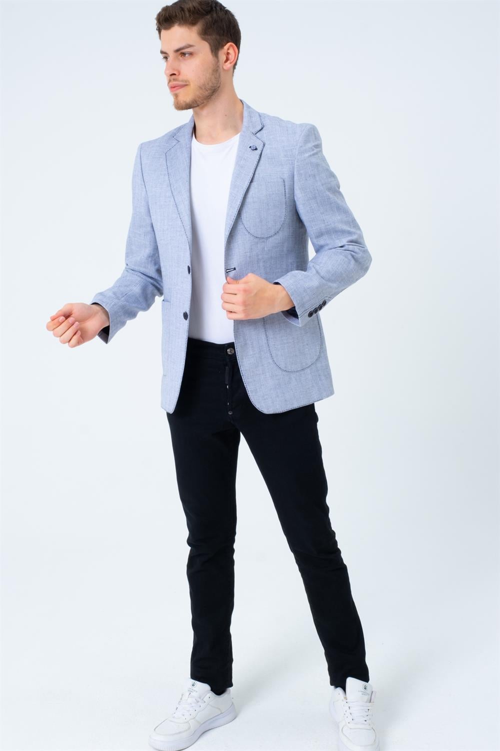 C9059 DEWBERRY ERKEK CEKET-LACİVERT