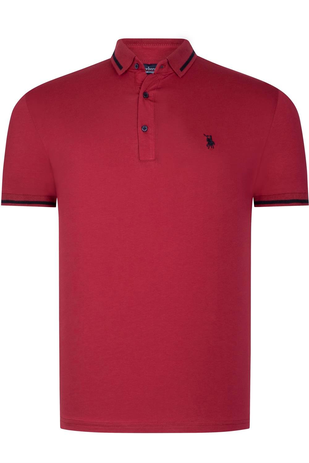 DÖRTLÜ SET T8586 DEWBERRY ERKEK T-SHIRT-SİYAH-BEYAZ-LACİVERT-BORDO