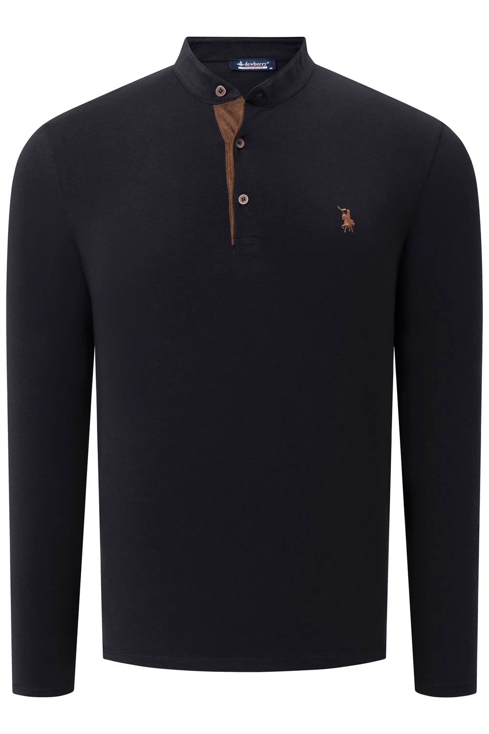 DÖRTLÜ SET V4009 DEWBERRY ERKEK SWEATSHIRT-SİYAH-ANTRASİT-LACİVERT-BEYAZ