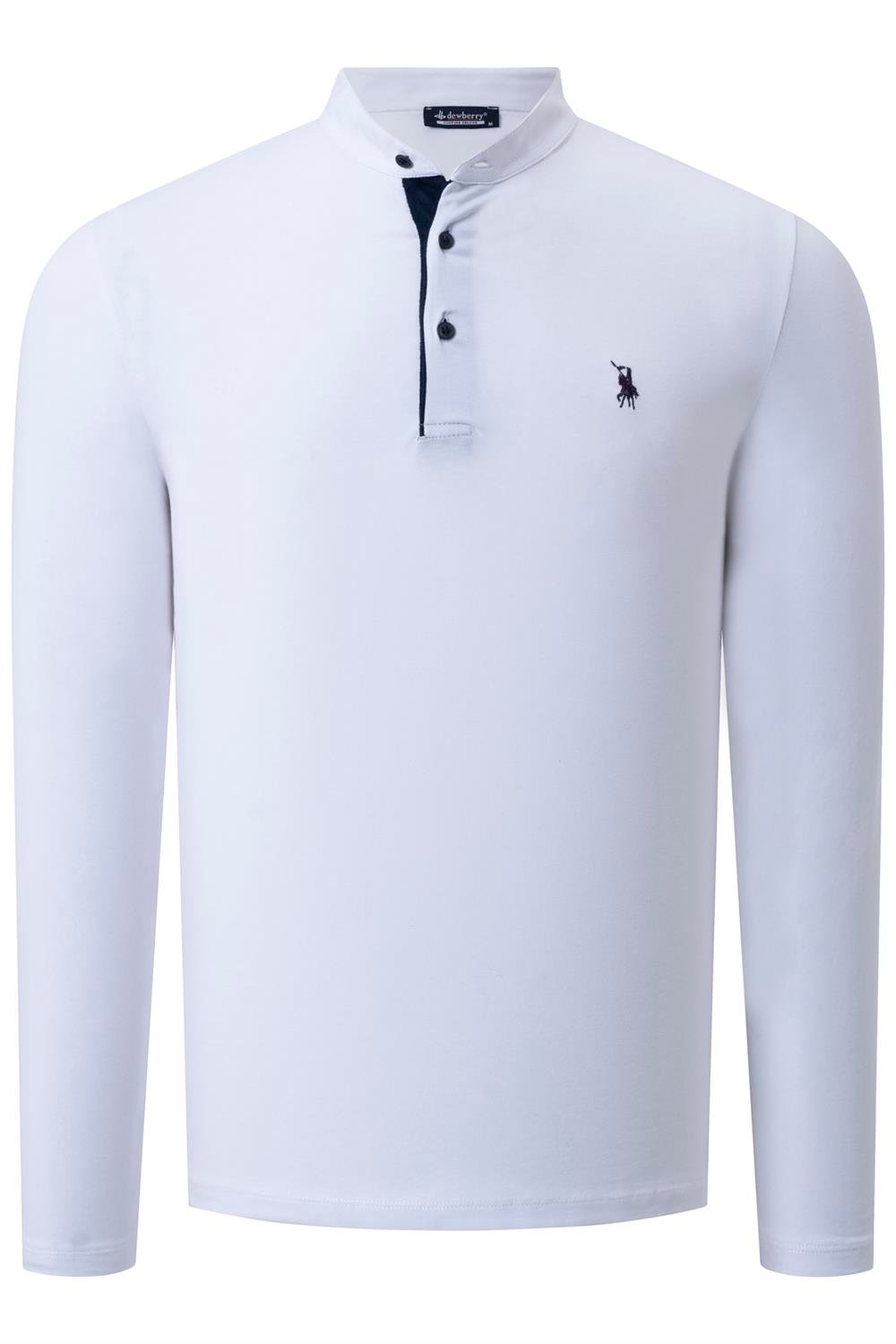 DÖRTLÜ SET V4009 DEWBERRY ERKEK SWEATSHIRT-SİYAH-ANTRASİT-LACİVERT-BEYAZ