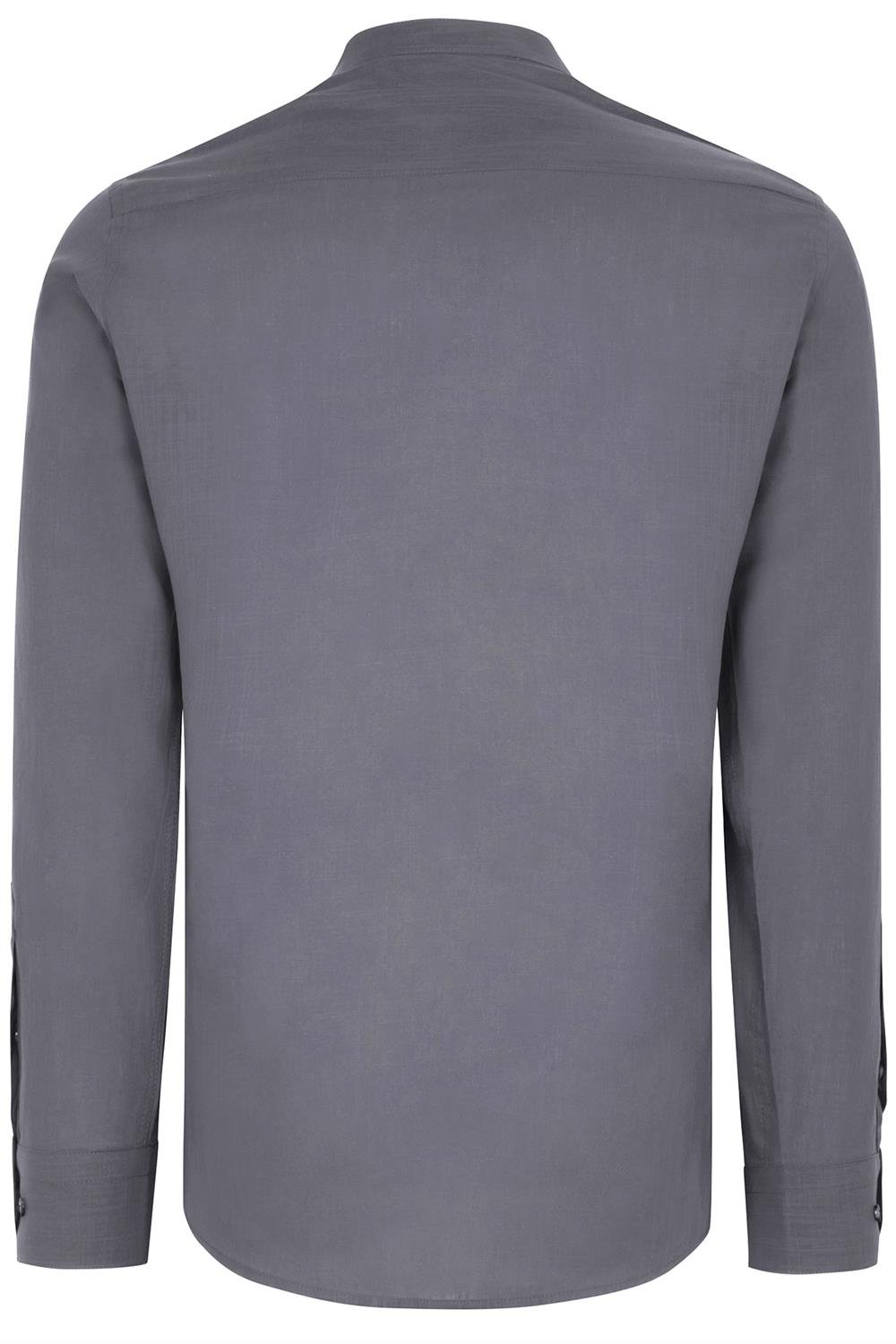 G783 DEWBERRY HAKİM YAKA ERKEK GÖMLEK-ANTRASİT