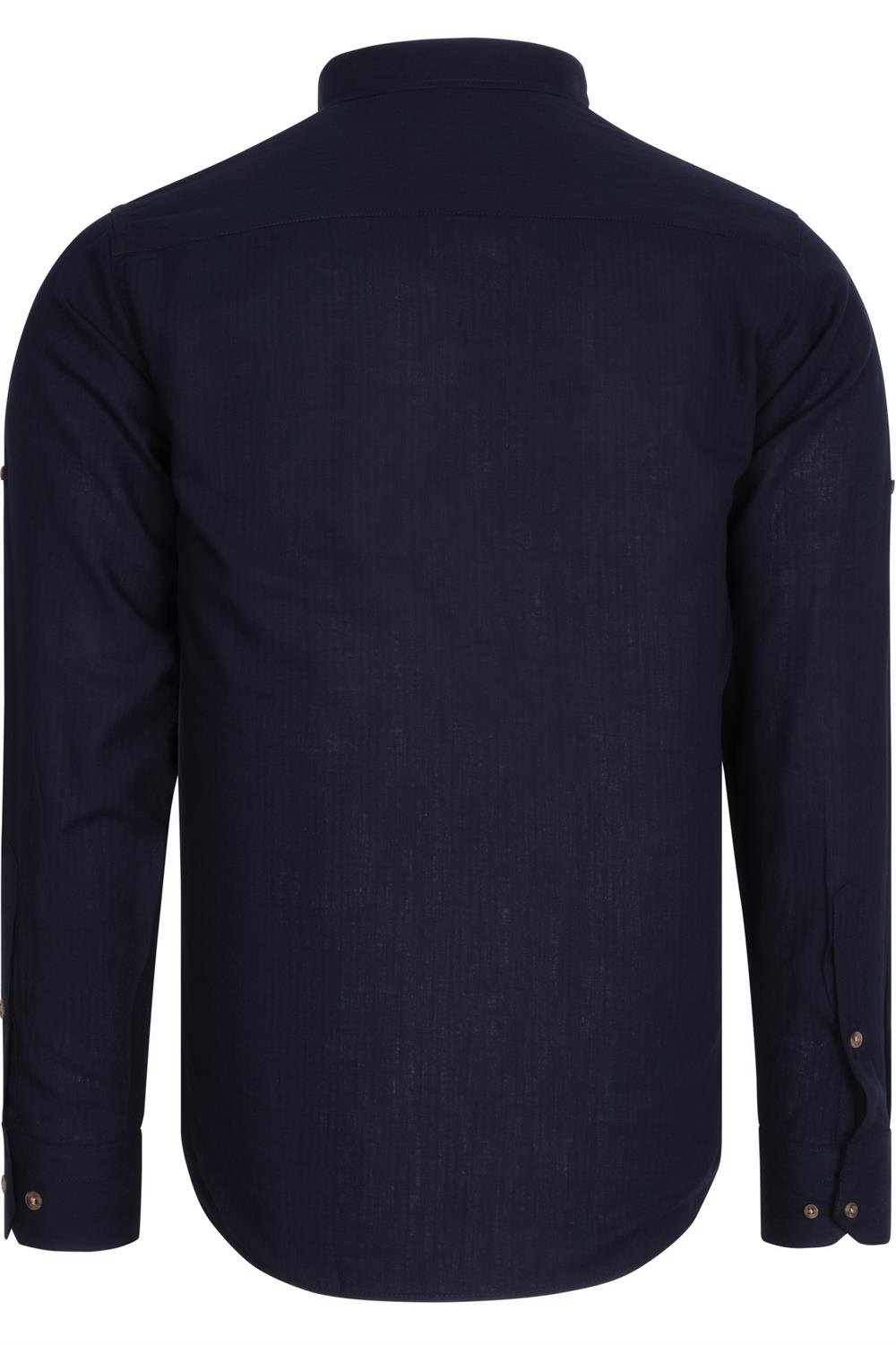 İKİLİ SET G783 DEWBERRY HAKİM YAKA GÖMLEK-BEYAZ-LACİVERT