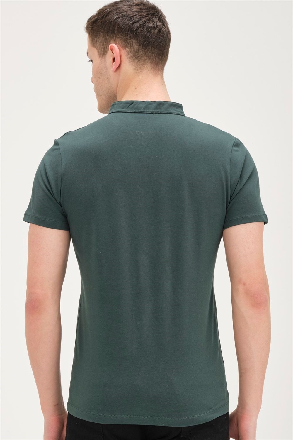 İKİLİ SET T8560 DEWBERRY ERKEK T-SHIRT-YEŞİL-SAKS