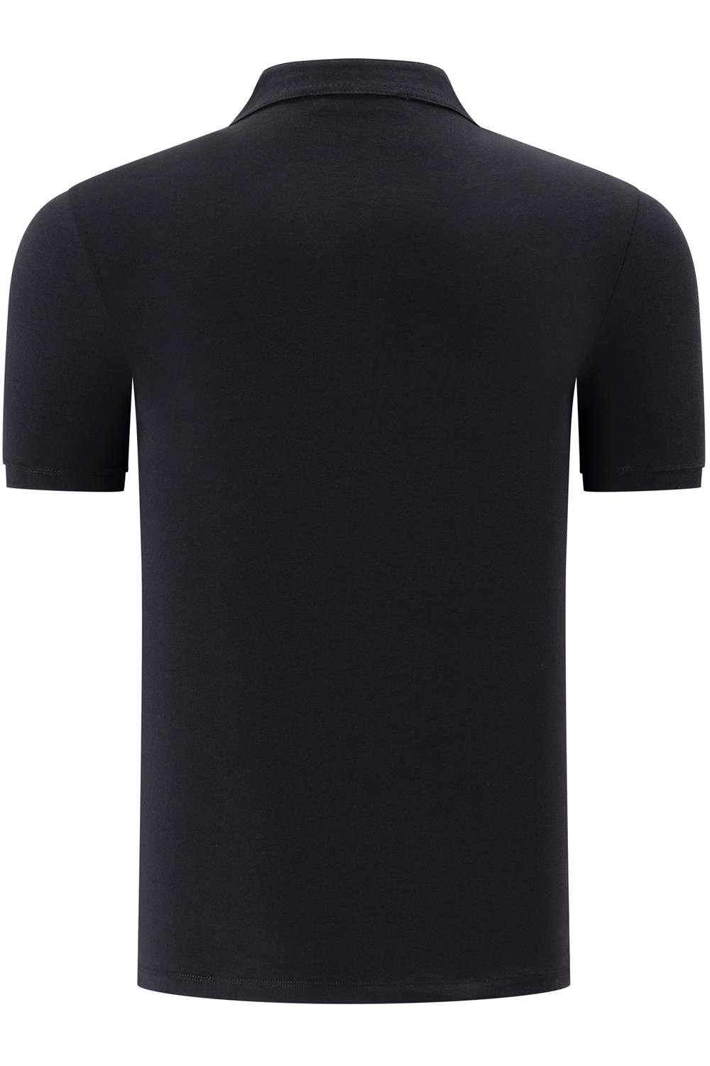 İKİLİ SET T8560 DEWBERRY ERKEK T-SHIRT-SİYAH-SİYAH