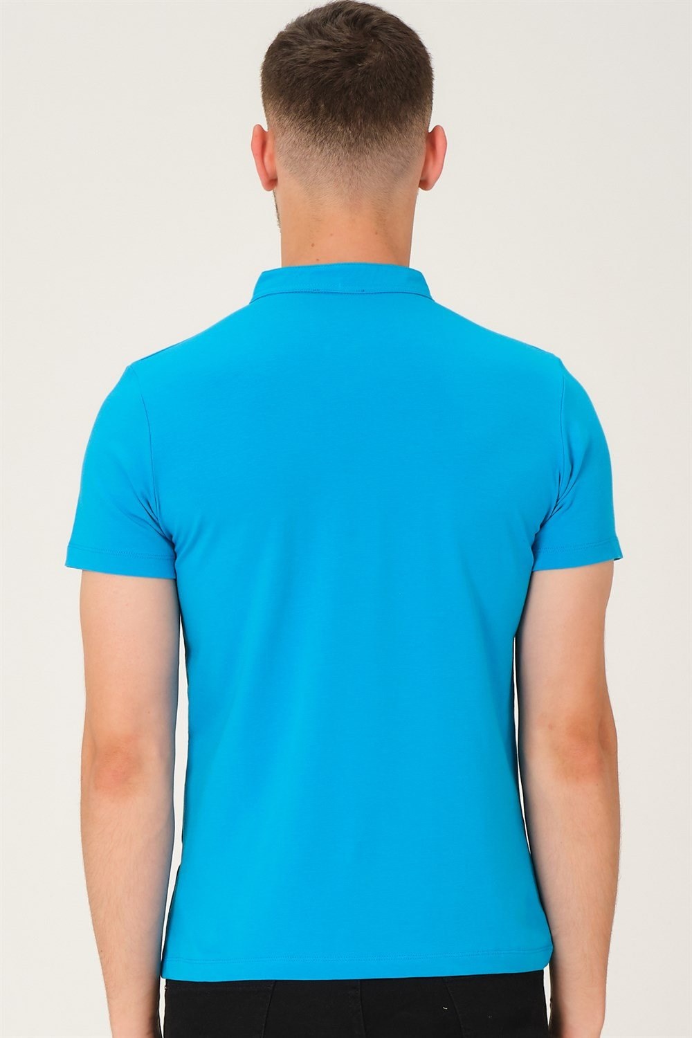 İKİLİ SET T8560 DEWBERRY ERKEK T-SHIRT-TURKUAZ-PEMBE