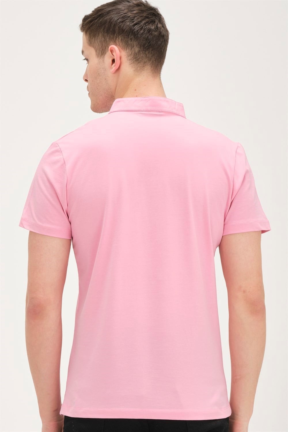 İKİLİ SET T8560 DEWBERRY ERKEK T-SHIRT-TURKUAZ-PEMBE
