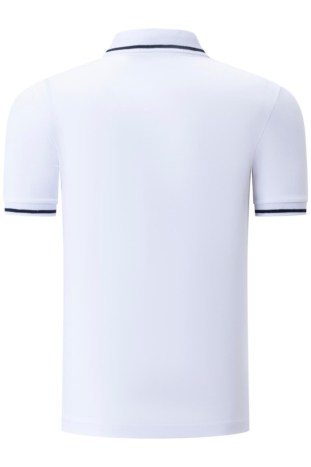 İKİLİ SET T8586 DEWBERRY ERKEK T-SHIRT-BEYAZ-SAKS