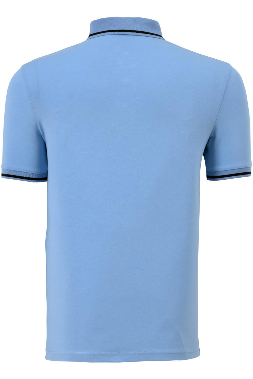 İKİLİ SET T8586 DEWBERRY ERKEK T-SHIRT-SİYAH-AÇIK MAVİ