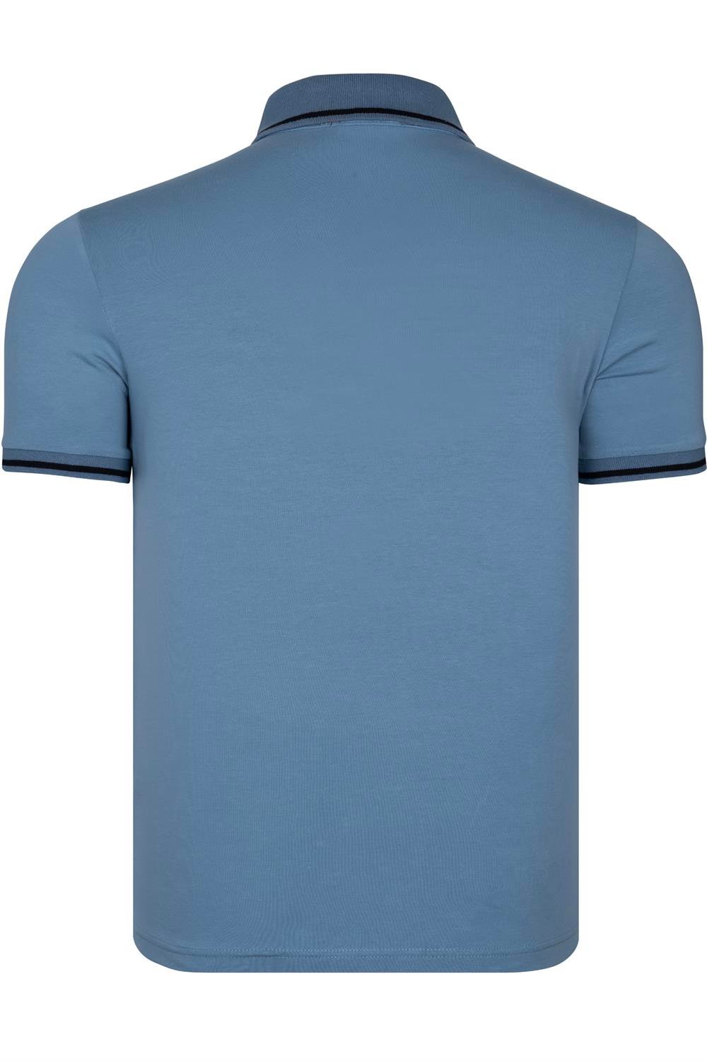 İKİLİ SET T8586 DEWBERRY ERKEK T-SHIRT-LACİVERT-İNDİGO