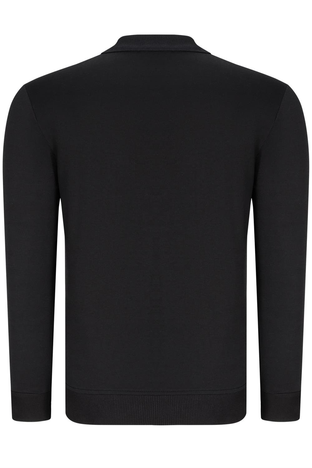 İKİLİ SET V4007 DEWBERRY ERKEK SWEATSHIRT-SİYAH-İNDİGO