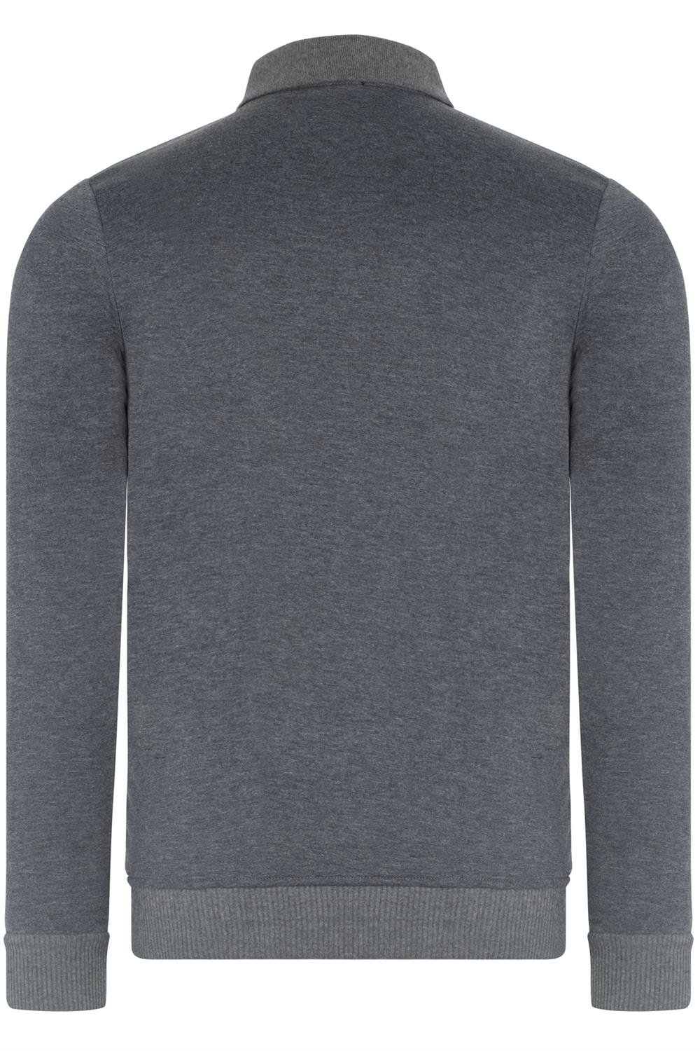 İKİLİ SET V4007 DEWBERRY ERKEK SWEATSHIRT-BORDO-ANTRASİT