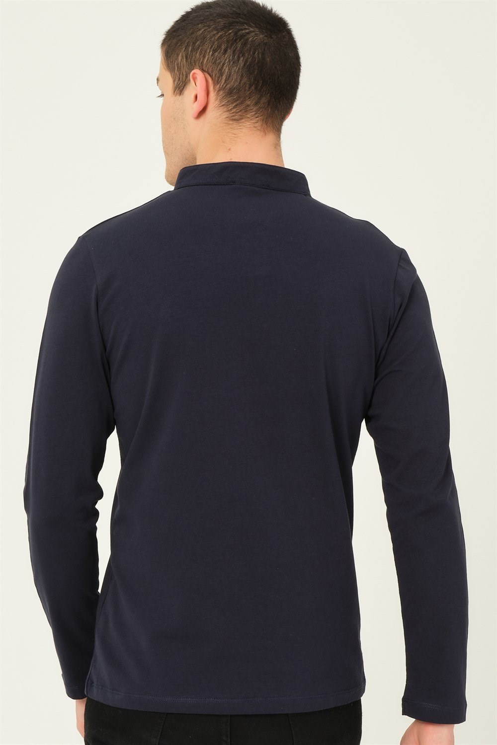 İKİLİ SET V4009 DEWBERRY ERKEK SWEATSHIRT-LACİVERT-BEYAZ