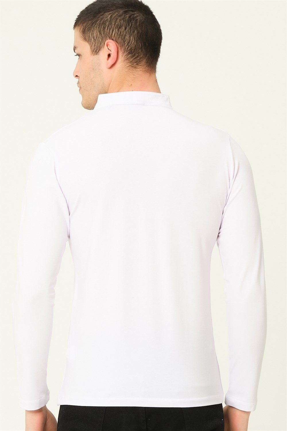 İKİLİ SET V4009 DEWBERRY ERKEK SWEATSHIRT-SİYAH-BEYAZ