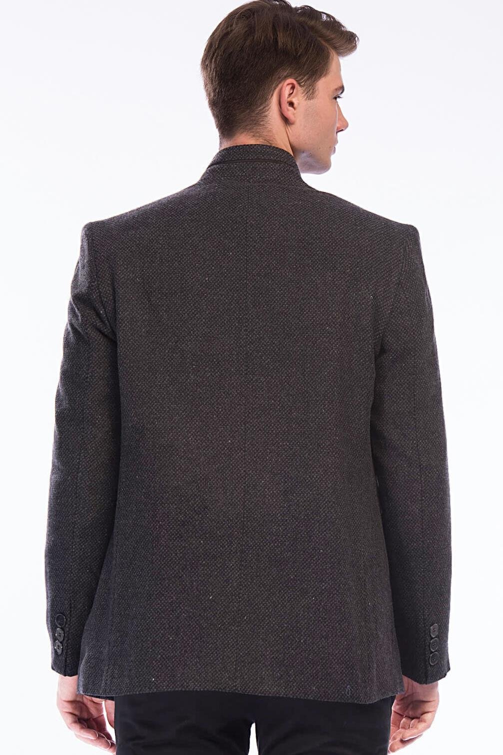 K7126 DEWBERRY ERKEK KABAN-NOKTALI ANTRASİT