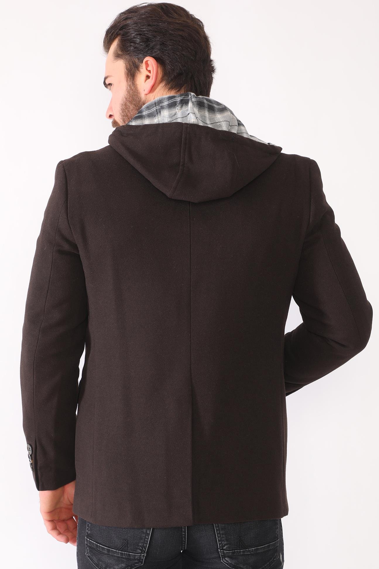 K7533 DEWBERRY ERKEK KABAN-KAHVE 1