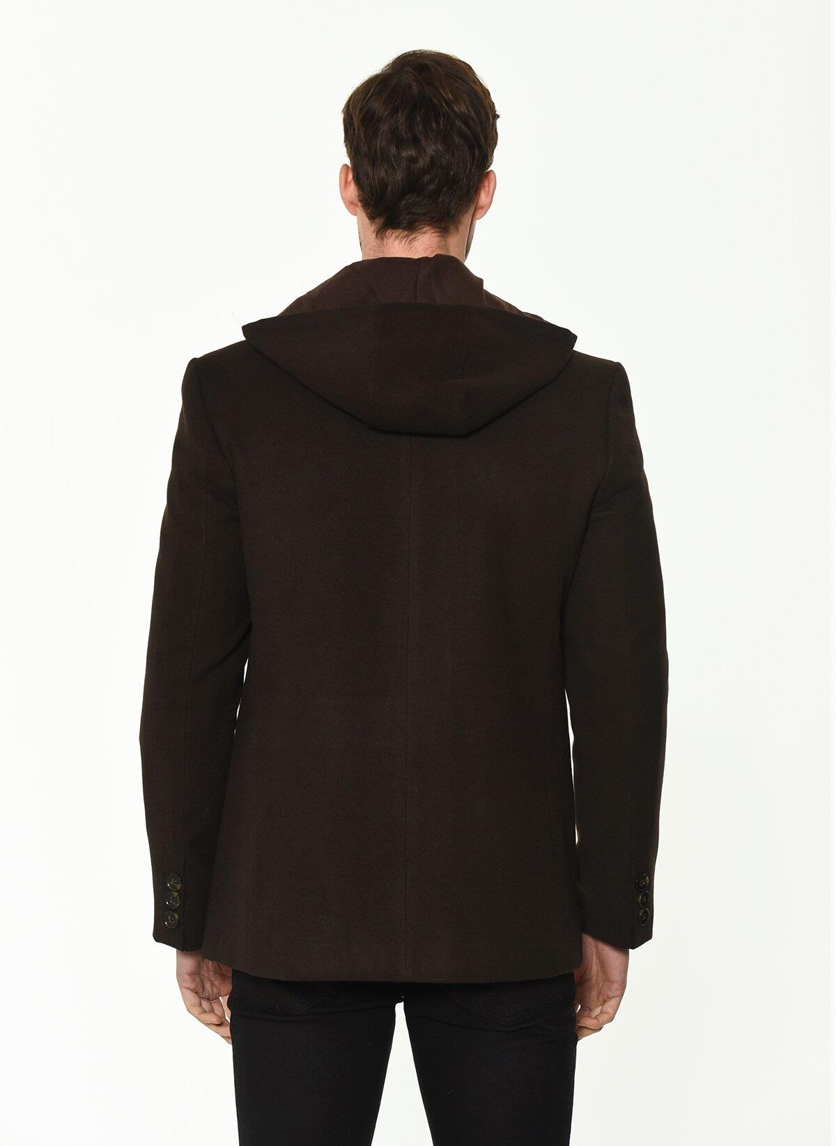 K7534 DEWBERRY ERKEK KABAN-KAHVE 1