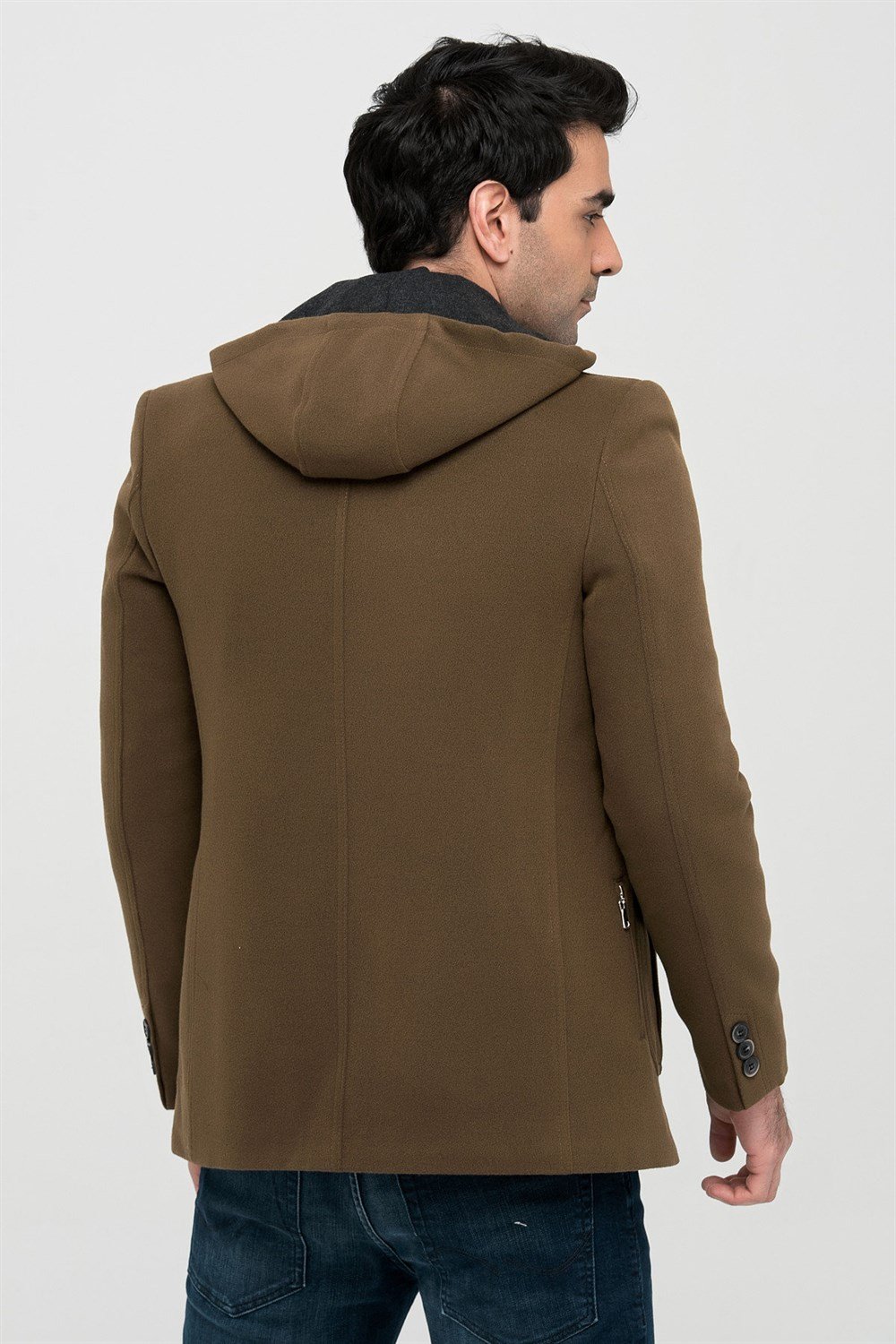 K7536  DEWBERRY ERKEK KABAN-CAMEL