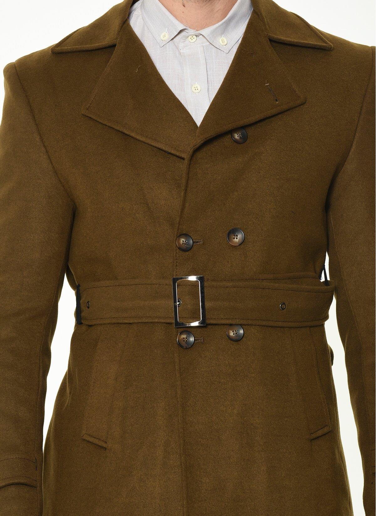 K7539 DEWBERRY SLIM-FIT ERKEK KABAN-CAMEL-1