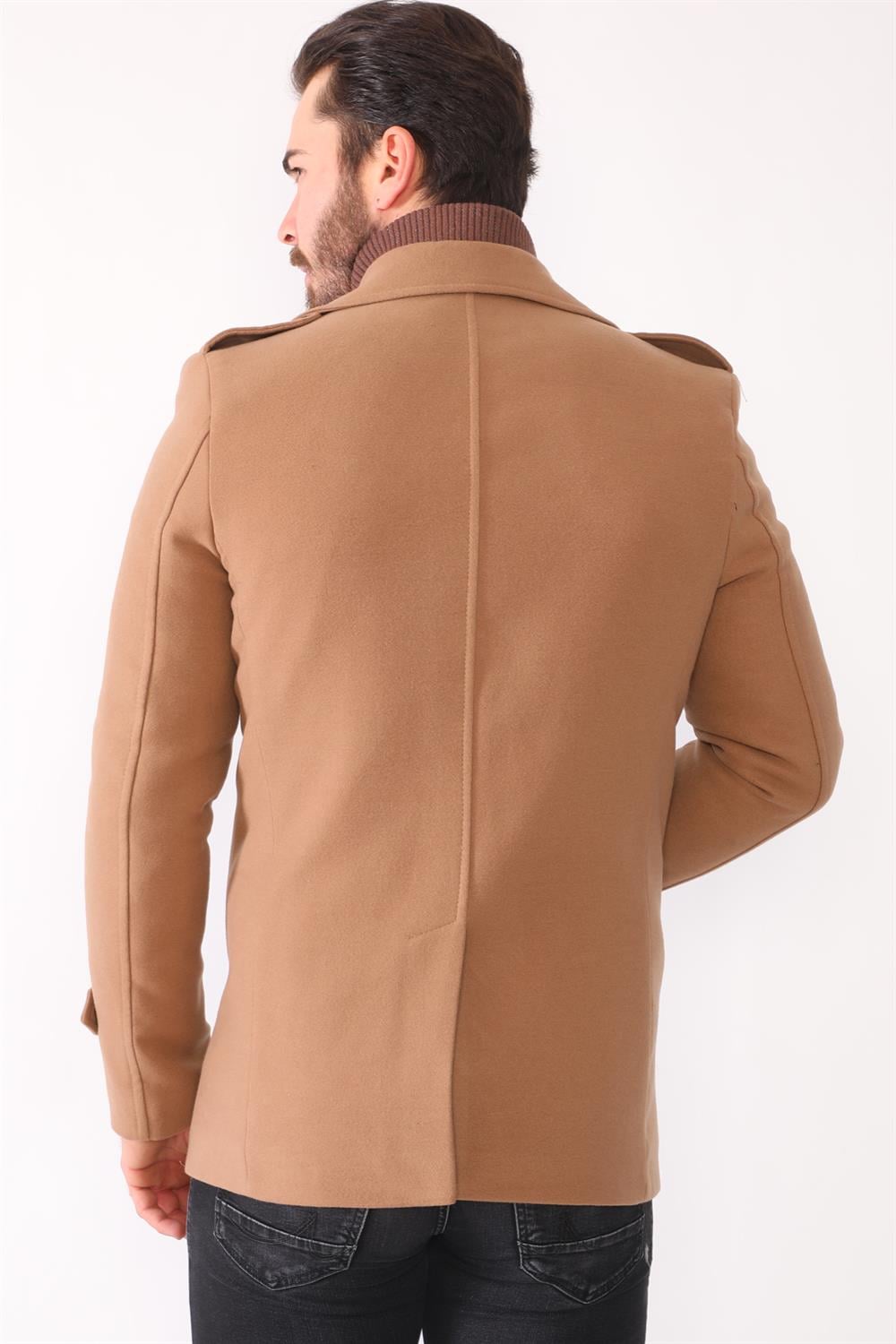K7542 DEWBERRY ERKEK KABAN-AÇIK CAMEL