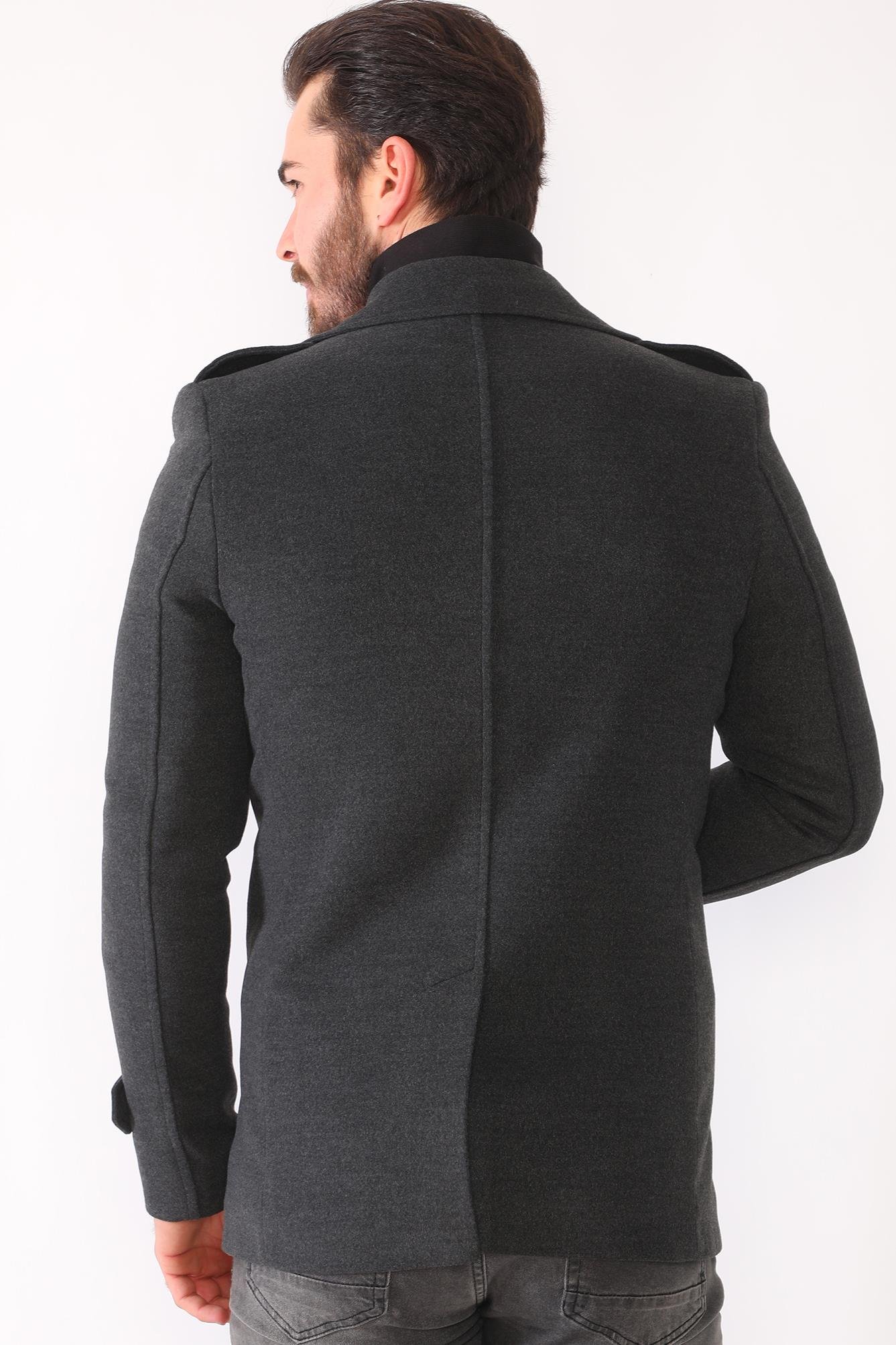 K7542 DEWBERRY ERKEK KABAN-ANTRASİT