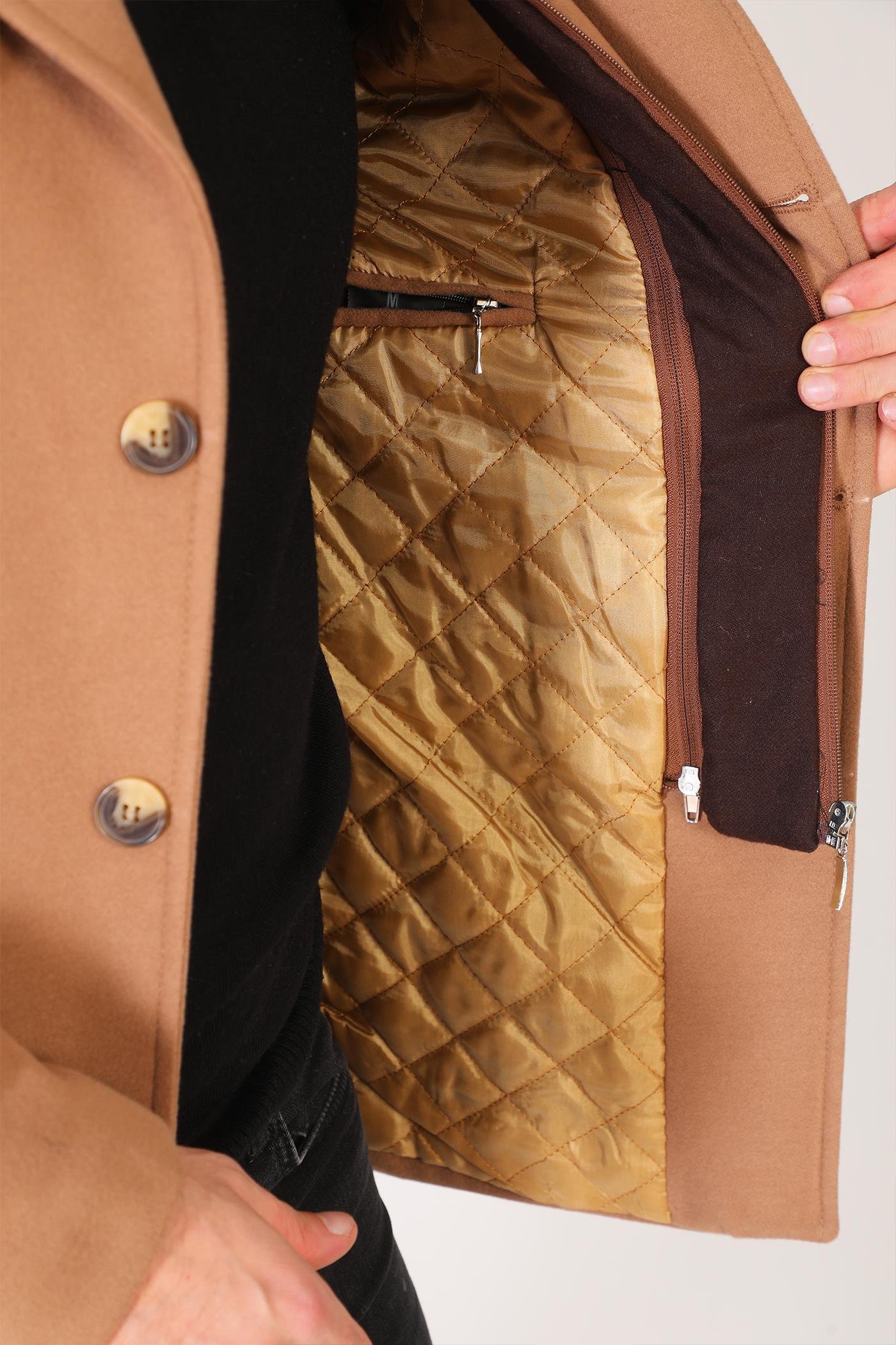 K7542 DEWBERRY ERKEK KABAN-CAMEL-1