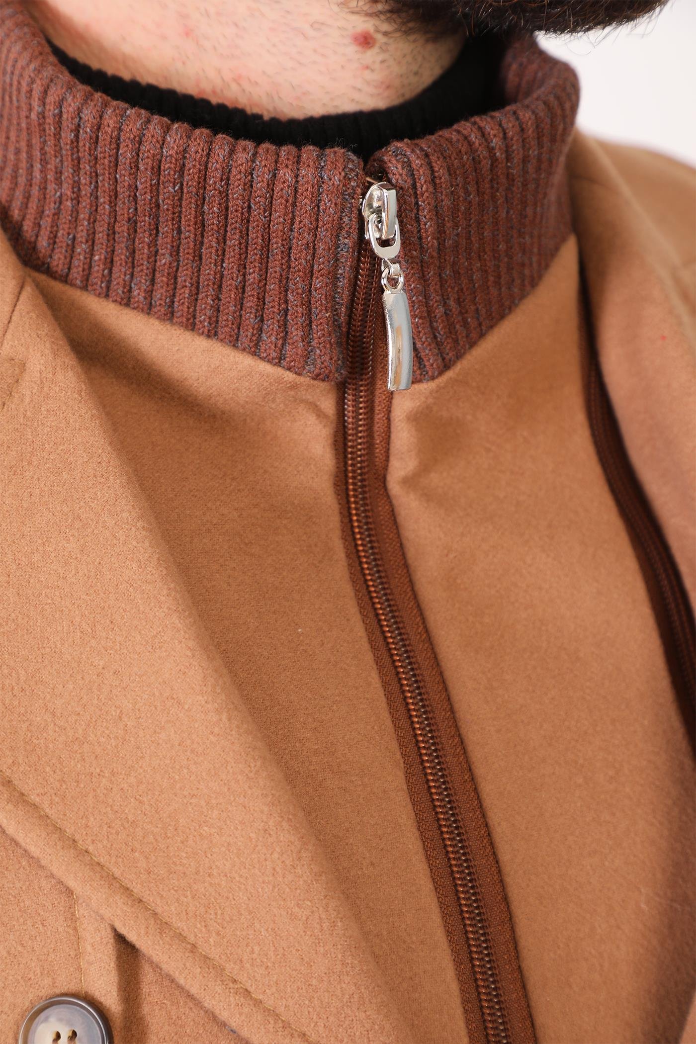 K7542 DEWBERRY ERKEK KABAN-CAMEL-1