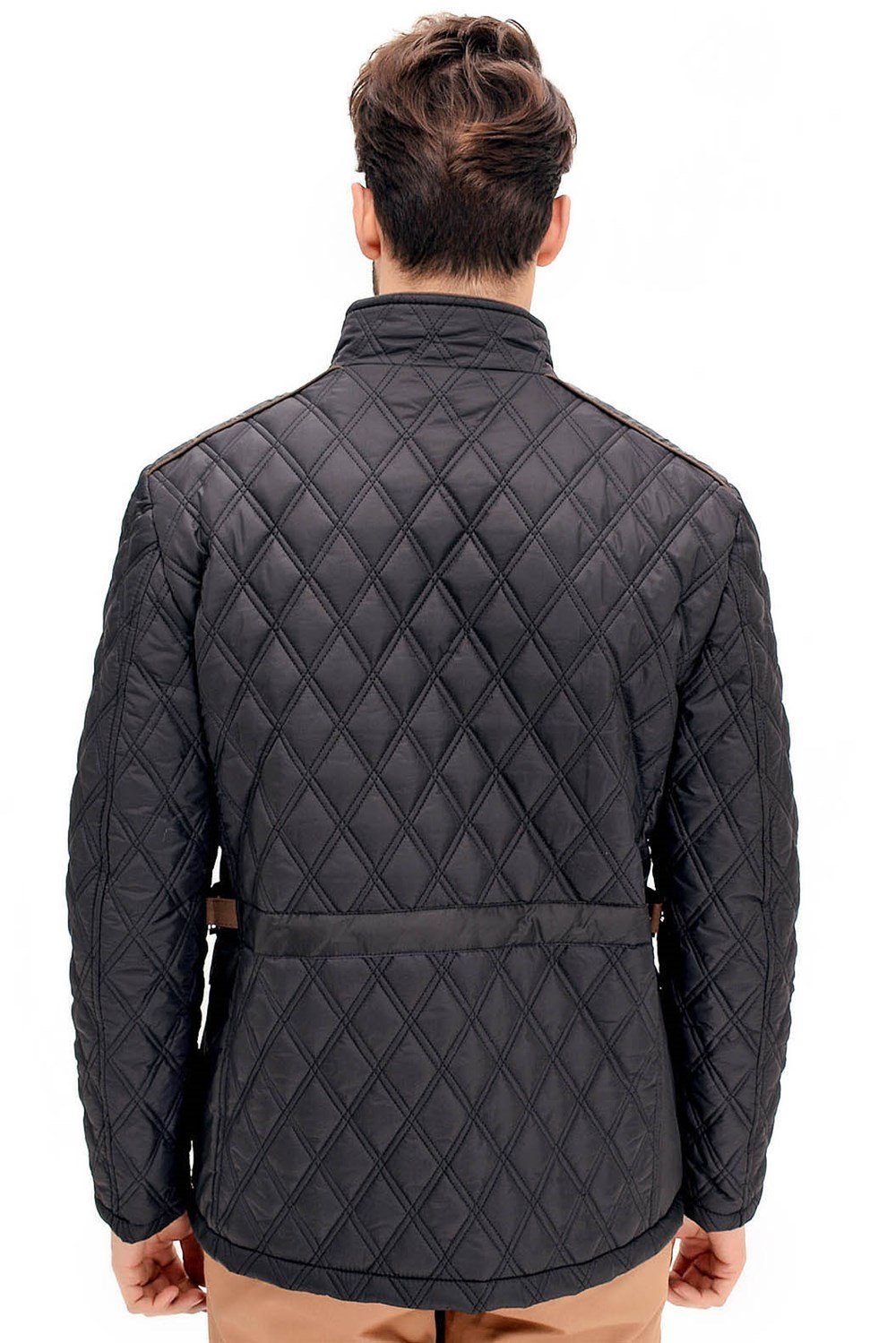 K8613 DEWBERRY KABAN-SİYAH