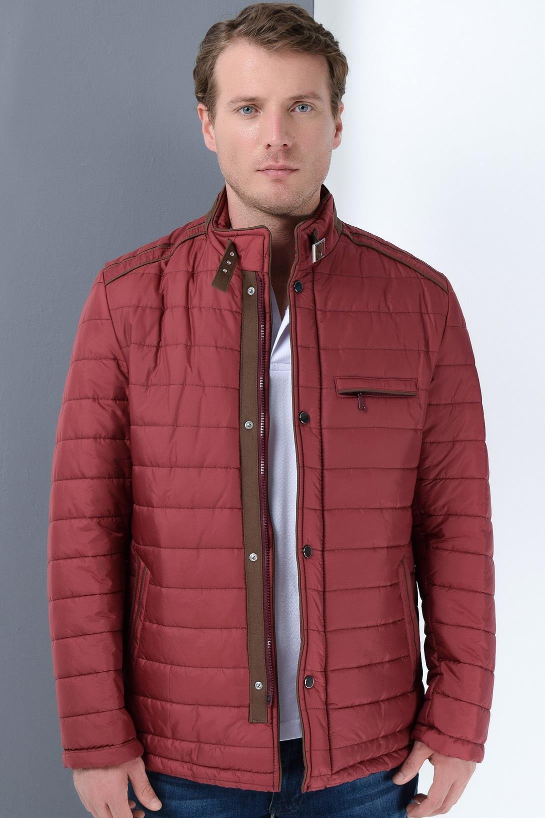 M8610 DEWBERRY SLIM FIT MONT-DÜZ BORDO