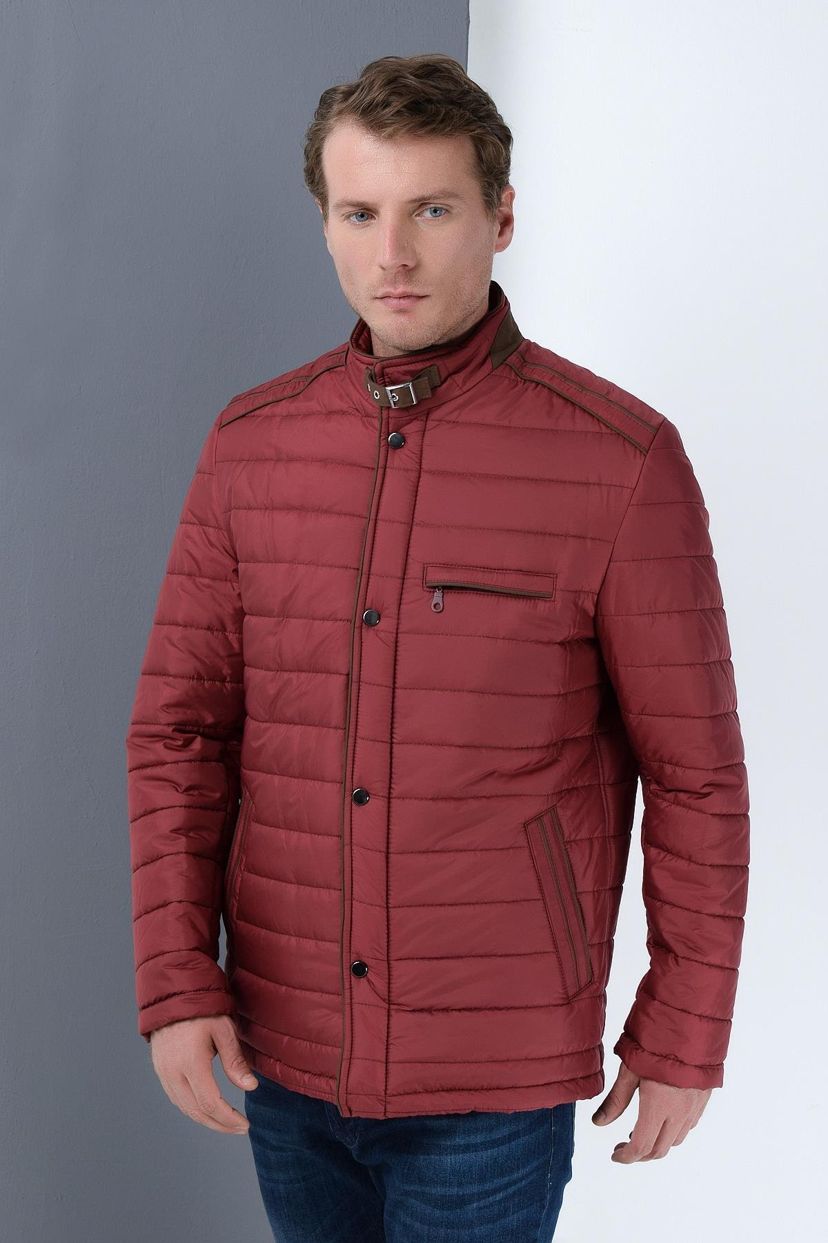 M8610 DEWBERRY SLIM FIT MONT-DÜZ BORDO