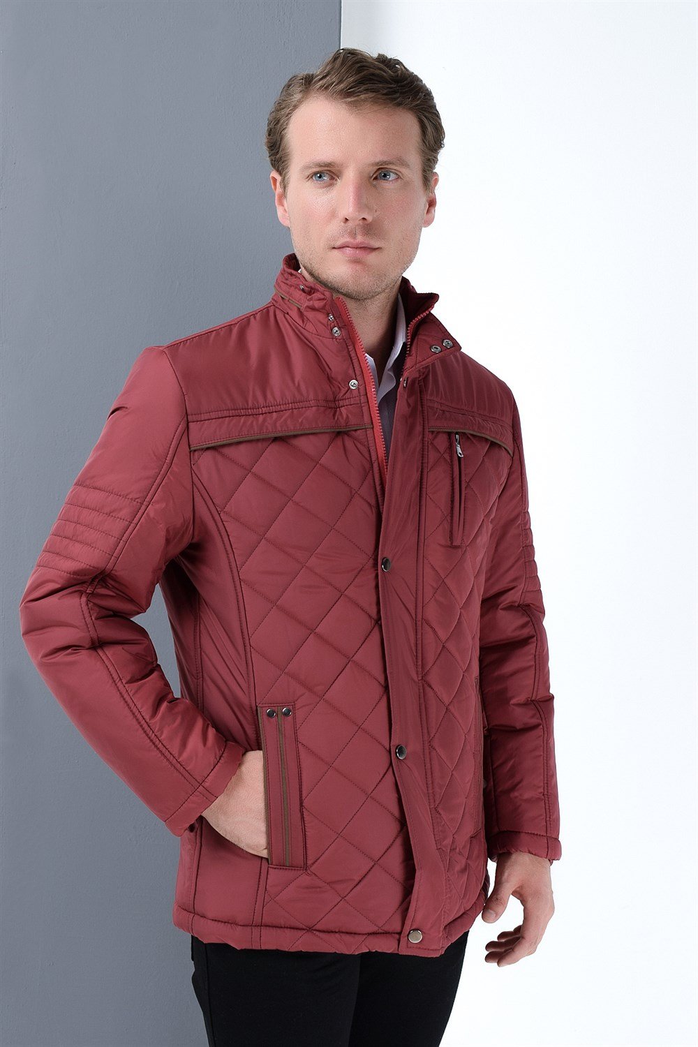 M8616 DEWBERRY ERKEK MONT-BORDO