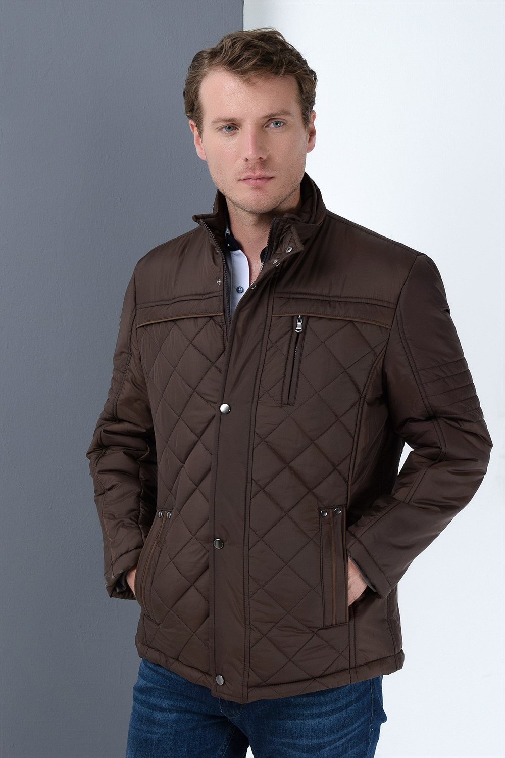 M8616 DEWBERRY ERKEK MONT-KAHVE