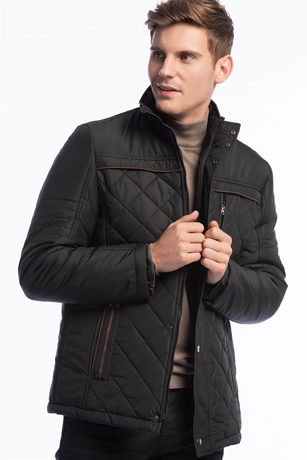 M8616 DEWBERRY ERKEK MONT-SİYAH