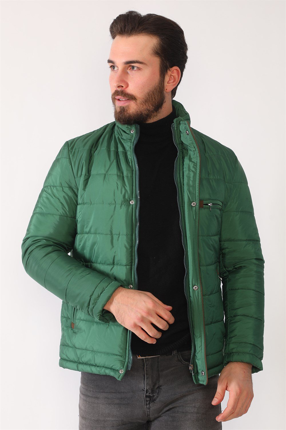 M8625 DEWBERRY ERKEK MONT-YEŞİL-2