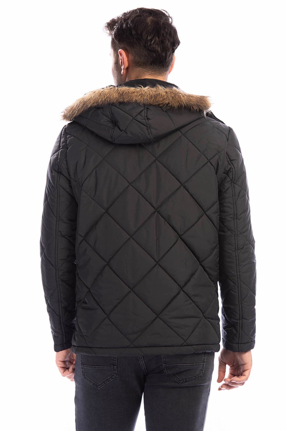 M8634 DEWBERRY ERKEK MONT-SİYAH