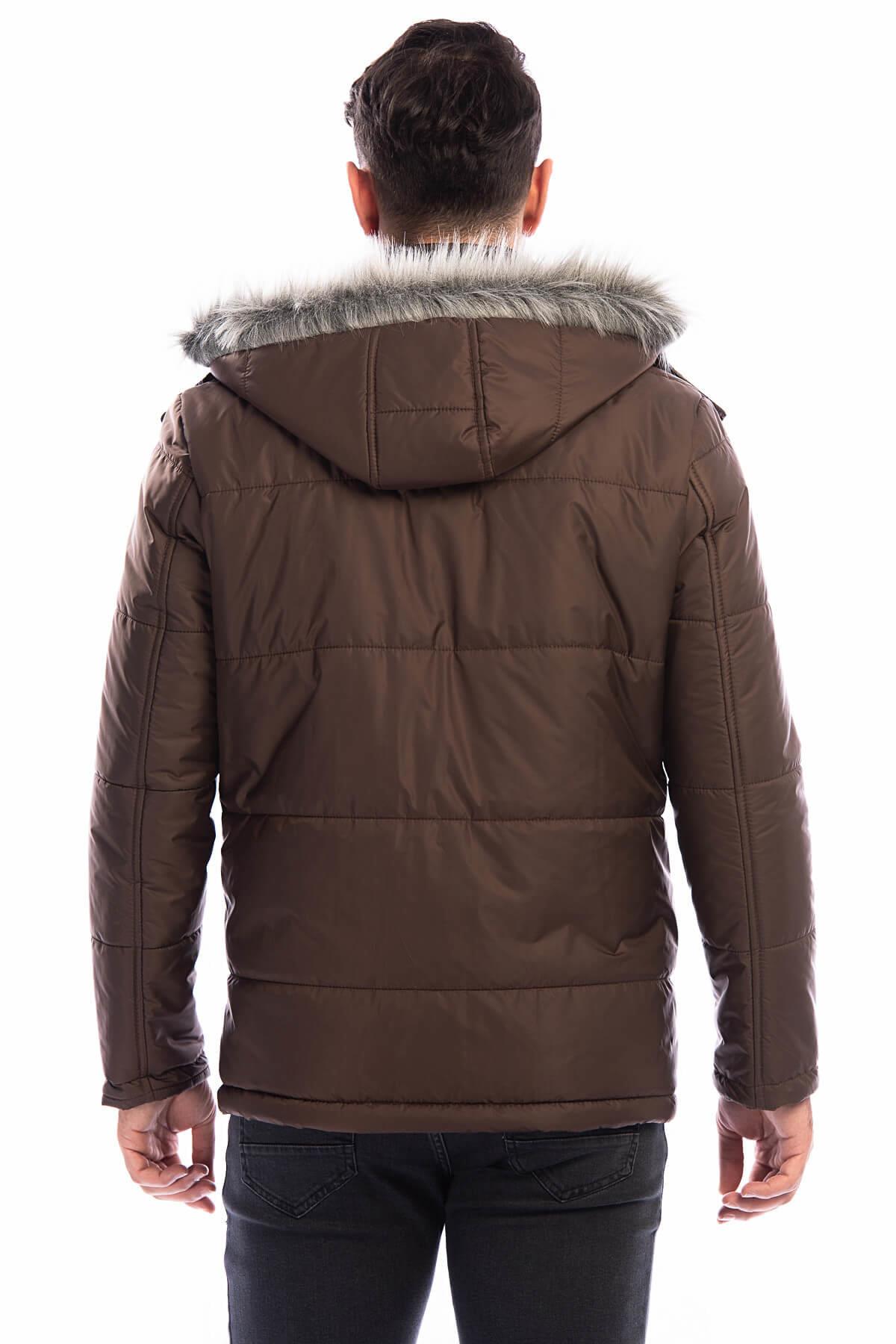 M8635  DEWBERRY ERKEK KABAN-KAHVE 1