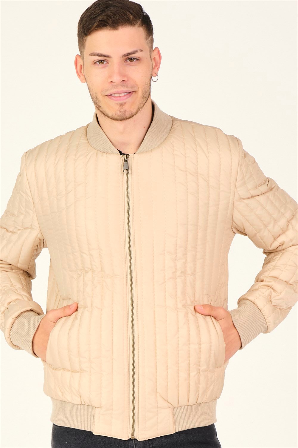 M8643 DEWBERRY ERKEK MONT-KREM