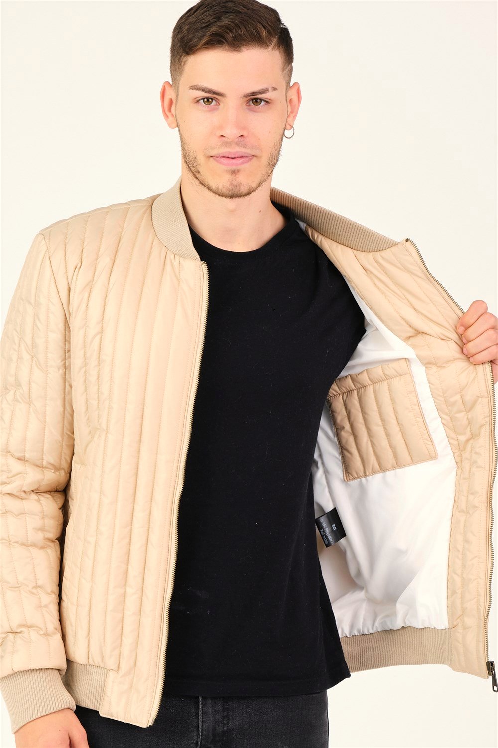 M8643 DEWBERRY ERKEK MONT-KREM