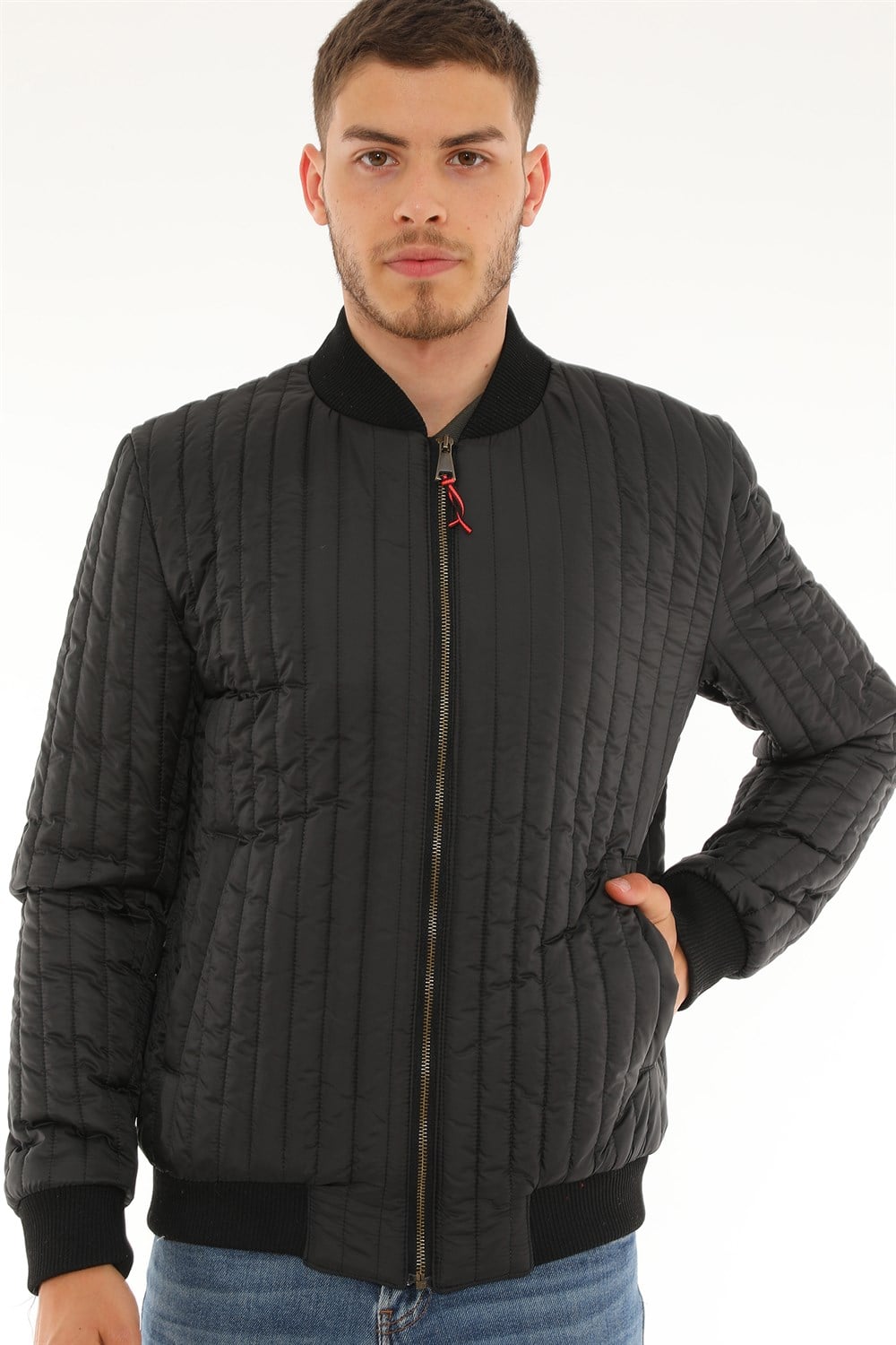 M8643 DEWBERRY ERKEK MONT-SİYAH