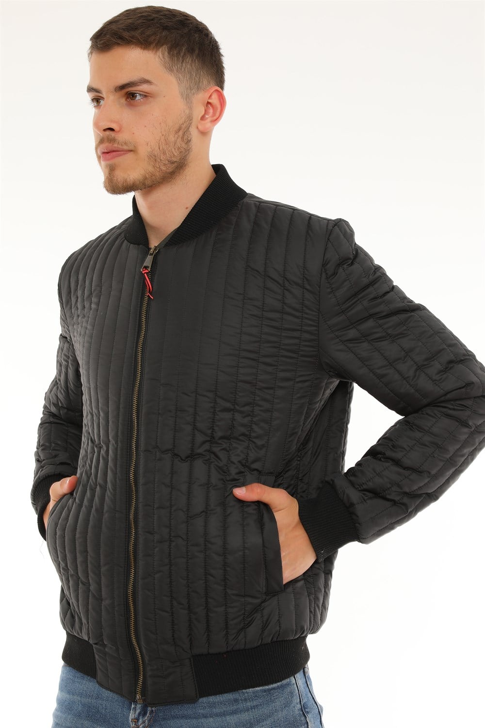 M8643 DEWBERRY ERKEK MONT-SİYAH