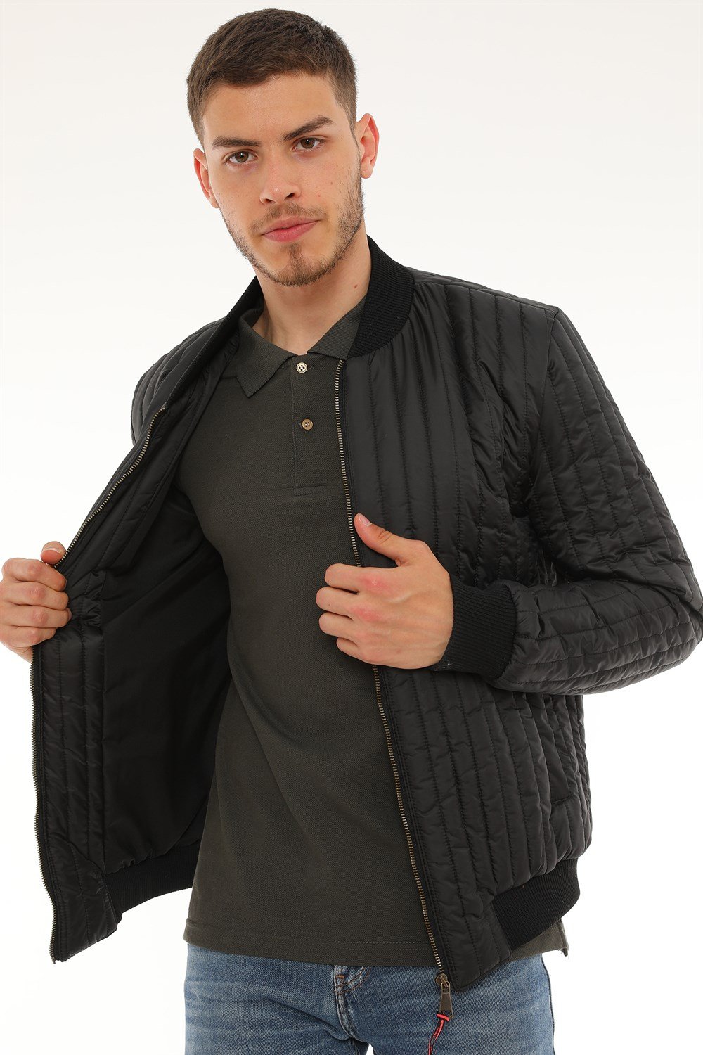 M8643 DEWBERRY ERKEK MONT-SİYAH