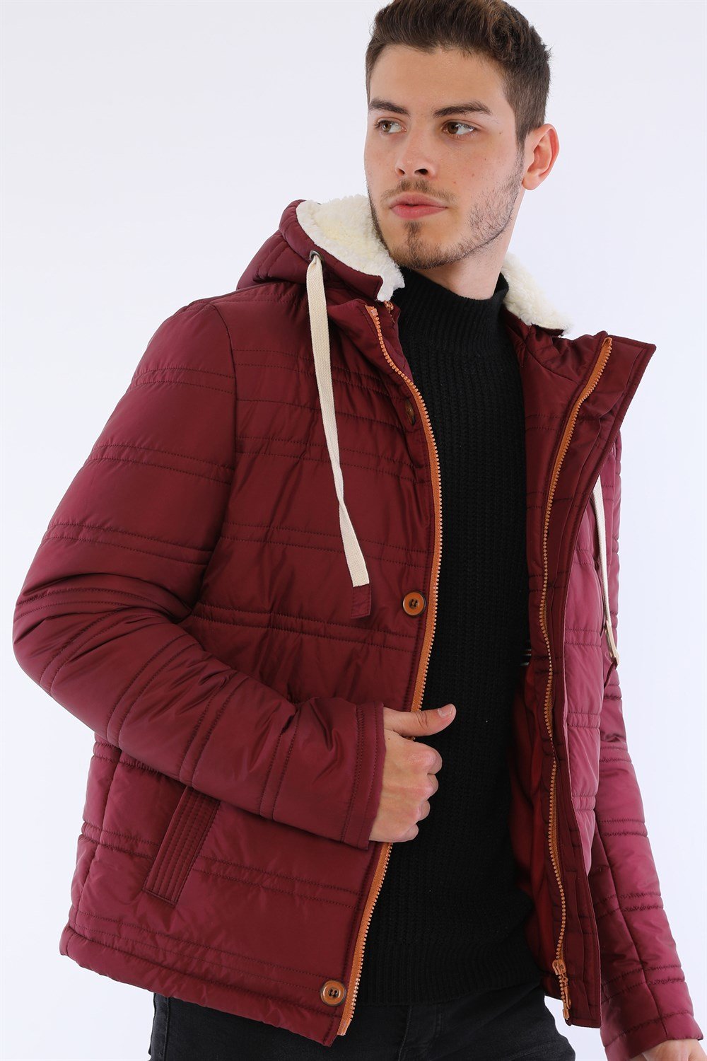 M8645 DEWBERRY ERKEK MONT-KOYU BORDO