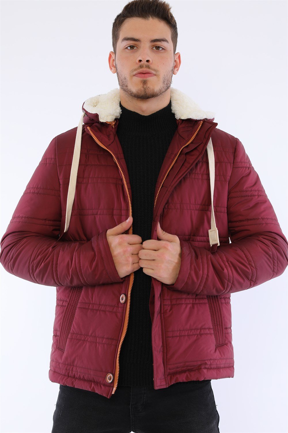 M8645 DEWBERRY ERKEK MONT-KOYU BORDO