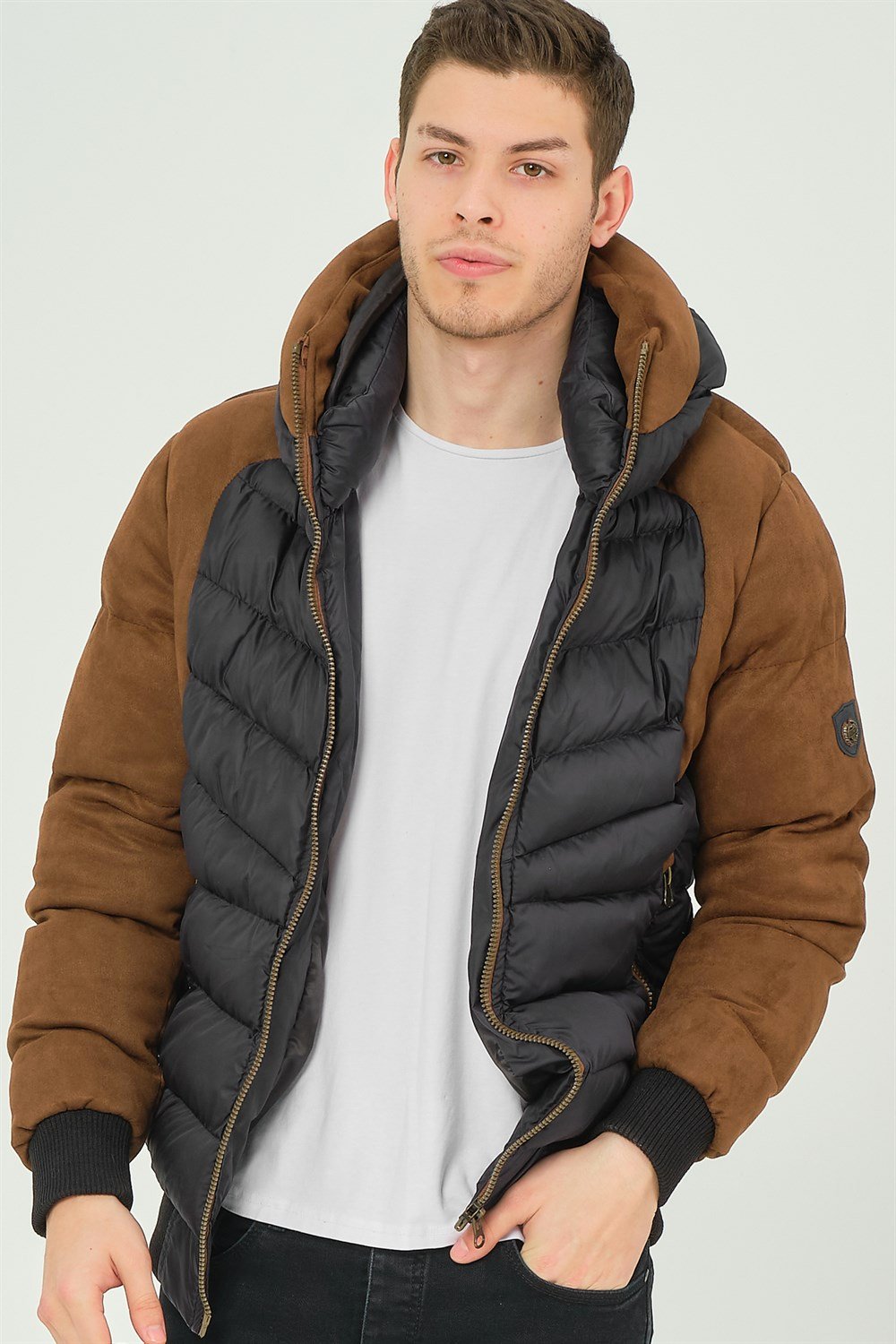 M8649 DEWBERRY ERKEK MONT-LACİVERT-CAMEL
