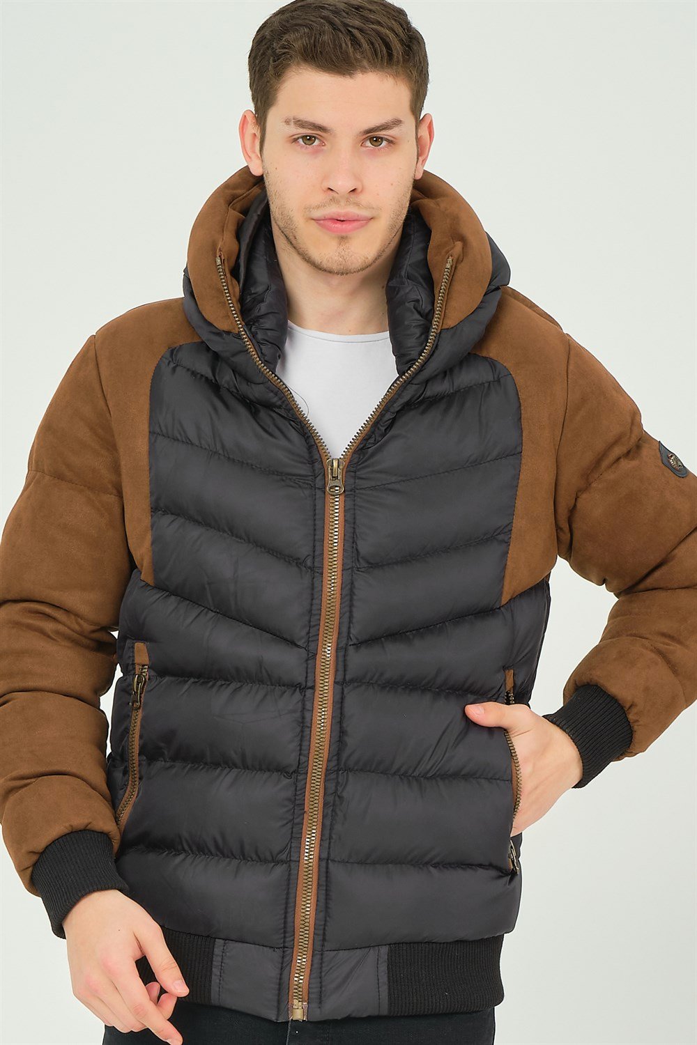 M8649 DEWBERRY ERKEK MONT-LACİVERT-CAMEL