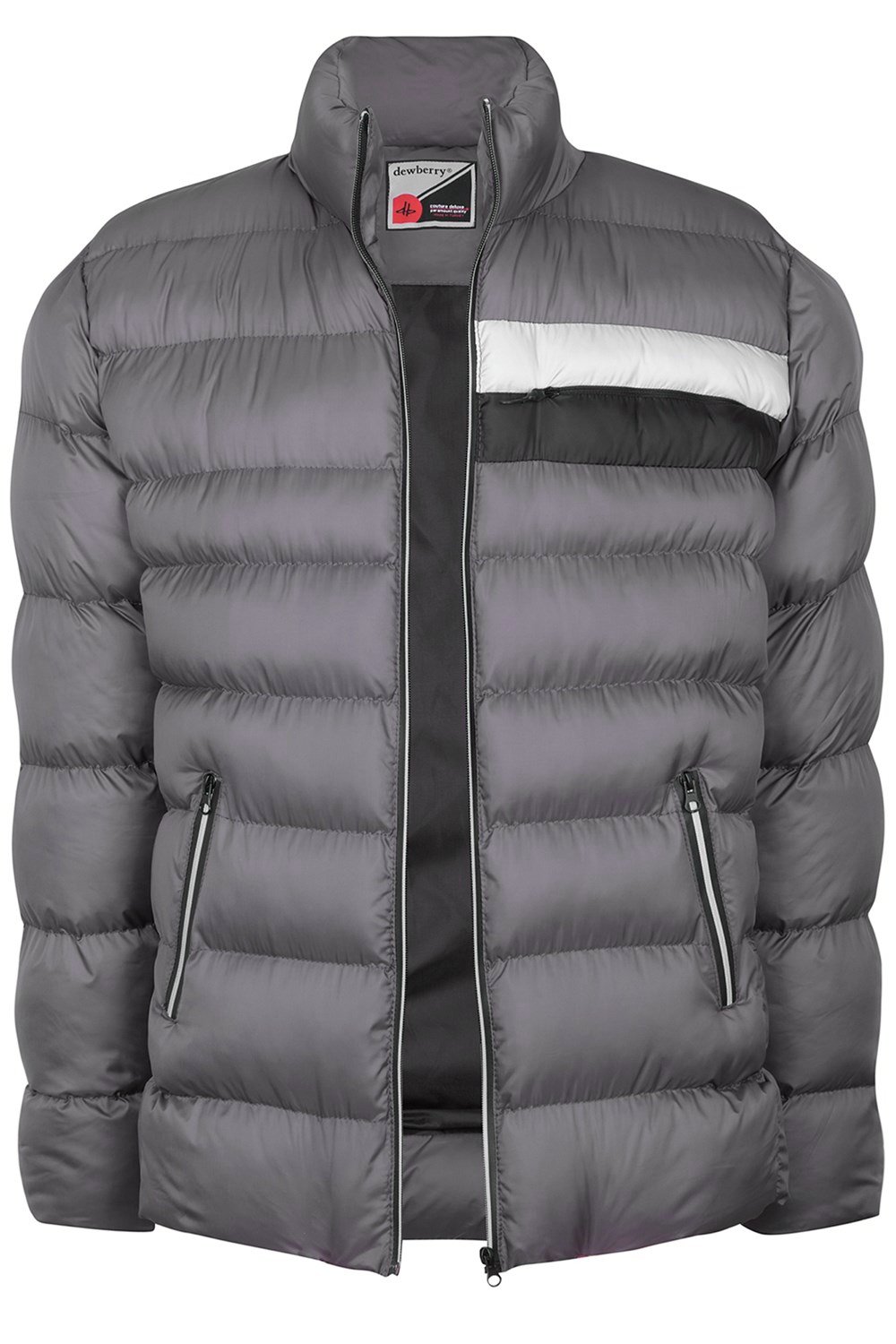 M8650 DEWBERRY ERKEK PUFFER MONT-GRİ