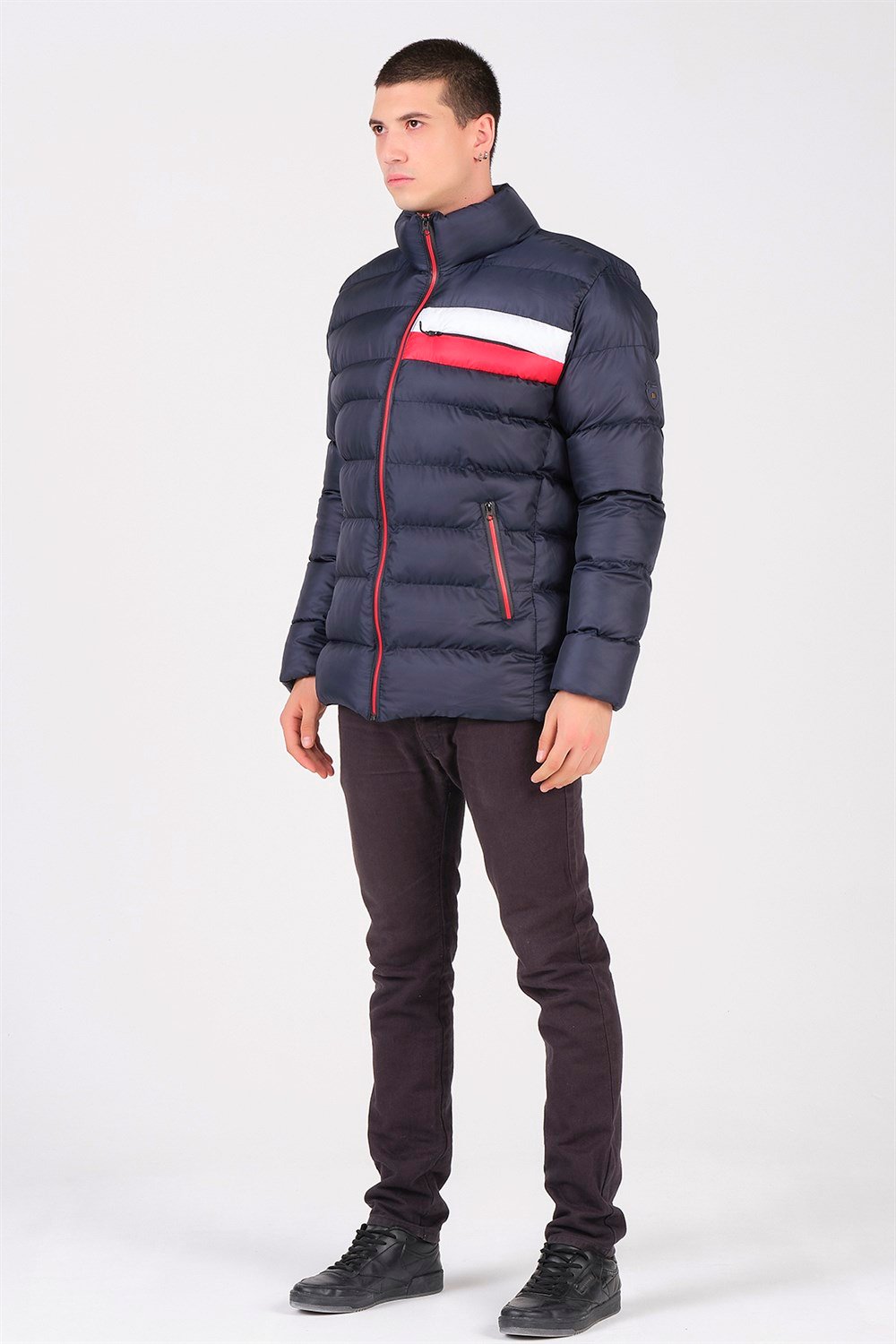 M8650 DEWBERRY ERKEK PUFFER MONT-LACİVERT